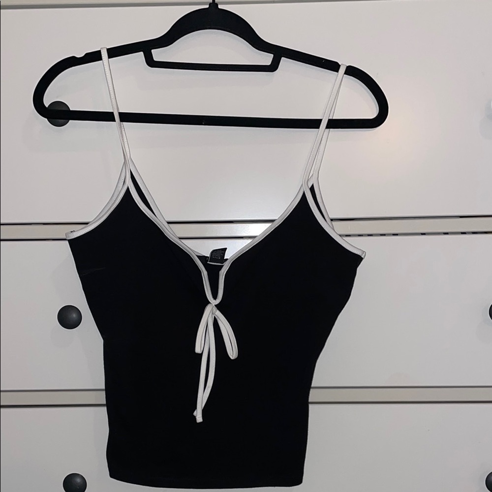 Black and White Women's Tank top